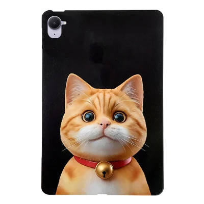 For Xiaomi Pad Mini / Redmi K Pad Case Pattern Printing Slim TPU Tablet Protective Cover - Shorthair Cat