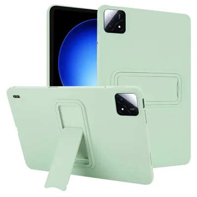 For Xiaomi Pad 6S Pro 12.4 Case TPU + PC Skin-Friendly Kickstand Tablet Cover - Mint Green