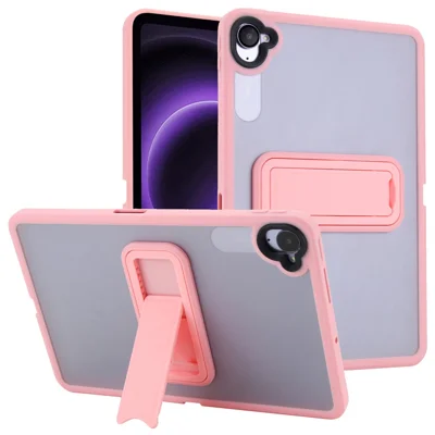 For Xiaomi Pad Mini / Redmi K Pad Case with Kickstand TPU + PC Skin-Touch Tablet Cover - Pink