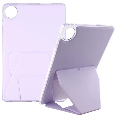 For Honor Pad 10 Case TPU PU Leather Kickstand Tablet Cover - Purple