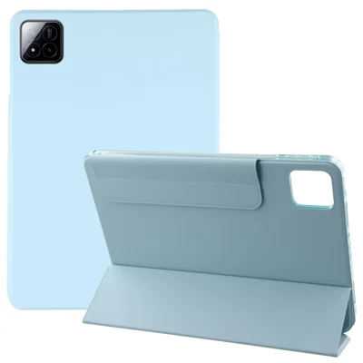 For Xiaomi Poco Pad X1 / Pad 8 Pro / Pad 8 / Pad 7 Pro / Pad 7 Case Folding Stand Magnetic Leather Tablet Cover - Baby Blue