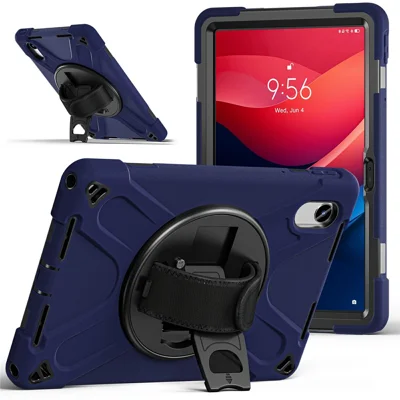 Kickstand Case for Motorola Moto Pad 60 Neo / Moto Pad (2026) / Lenovo Pad 11 2025 / 2024 / Tab K11 Gen 2 / Idea Tab / K11 / P11 Gen 2 / M11 / Zhaoyang K10 Cover - Navy Blue