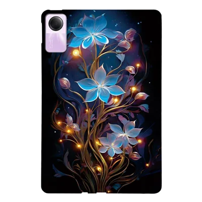 For Xiaomi Redmi Pad 2 11 Case Pattern Printing Slim Soft TPU Tablet Cover - Small Lantern Flower