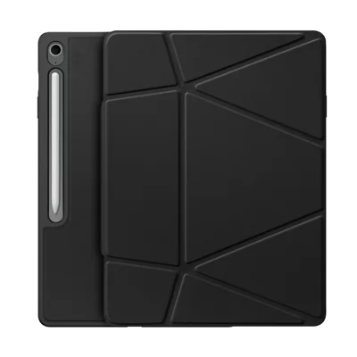 DUX DUCIS For Samsung Galaxy Tab S10 FE+ Tablet Case  Vers Series Multi-function Folding Stand Leather Cover - Black