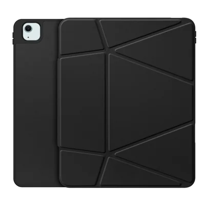 DUX DUCIS Vers Series Tablet Case for iPad Air 13 (2026) / (2025) / (2024) / Pro 12.9 (2022) / (2021) / (2020) / (2018) Stand Leather Cover - Black