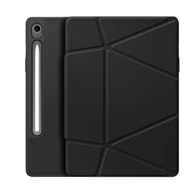 DUX DUCIS For Samsung Galaxy Tab S10 FE / Galaxy Tab S9 FE / Galaxy Tab S9 / Galaxy Tab S10 Lite Tablet Case  Vers Series Multi-function Folding Stand Leather Cover - Black