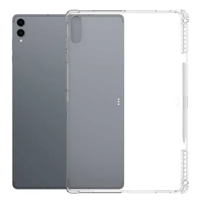 For Samsung Galaxy Tab S12 Ultra / S11 Ultra Case Reinforced Four Corner Anti-Drop Clear TPU Tablet Cover with Pen Slot