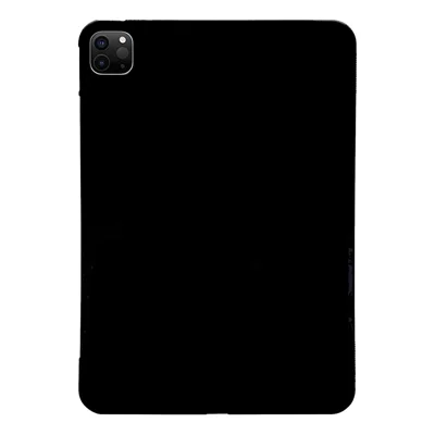 Tablet-Hülle für iPad Air 13 (2025) / (2024) / iPad Pro 13 (2025) / (2024) / iPad Pro 12.9 (2022) / (2021) / (2020) / (2018), schlanke matte TPU-Schutzhülle - Schwarz