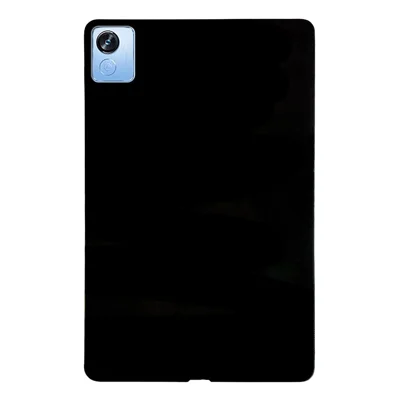 For Realme Pad X Case Slim Matte TPU Protective Tablet Cover - Black