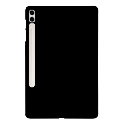 Tablet-Hülle für Samsung Galaxy Tab S8+ / S7+ / S7 FE, schlanke matte TPU-Schutzhülle - Schwarz