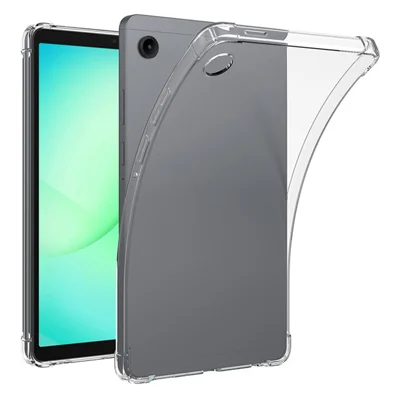 Étui pour Samsung Galaxy Tab A11+ Quatre coins antichoc Couverture de tablette TPU transparente
