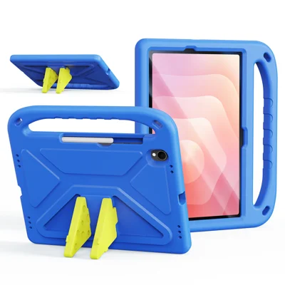 Funda para Tablet Samsung Galaxy Tab S11 con Soporte DUX DUCIS Puff Series EVA para Niños a Prueba de Golpes - Azul