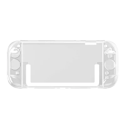 For Nintendo Switch 2 Crystal Clear Hard Case Split Design Scratch Resistant PC Protective Cover - Transparent