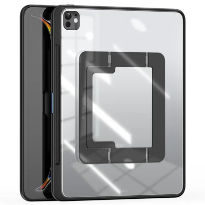 DUX DUCIS Axis-serie til iPad Pro 13 (2025) / (2024) tablettilfælde med støtteben PC + TPU stødfaste beskyttelsesdæksel