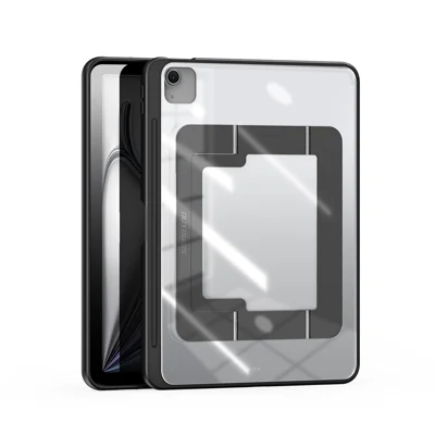 DUX DUCIS Axis Series Tablet Case for iPad Air 11 (2026) / (2025) / (2024) / Air (2022) / (2020) / iPad Pro 11 (2022) / (2021) / (2020) Kickstand PC + TPU Cover - Black
