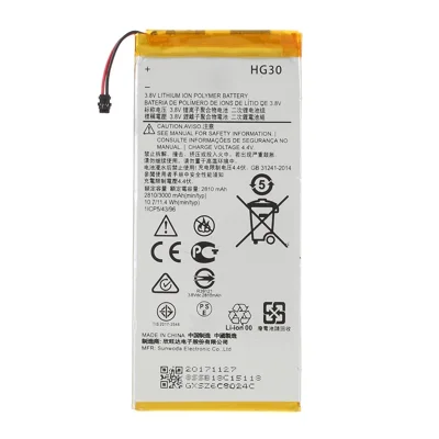 Per Motorola Moto G6 / G5S Plus / G5S Batteria 3.8V 3000mAh Batteria HG30 Parte di Ricambio (Senza Logo)