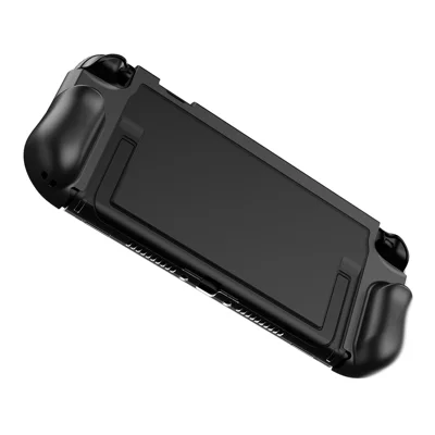 For Nintendo Switch 2 Game Controller Anti Drop Case TPU + PC Hybrid Protective Cover - Black