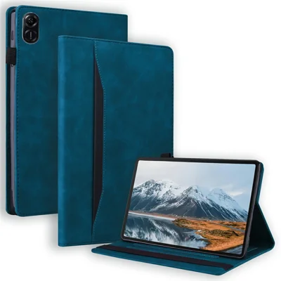 Case for Honor Pad X8b  /  Pad X8a PU Leather Protective Folio Cover with Card Holder - Blue