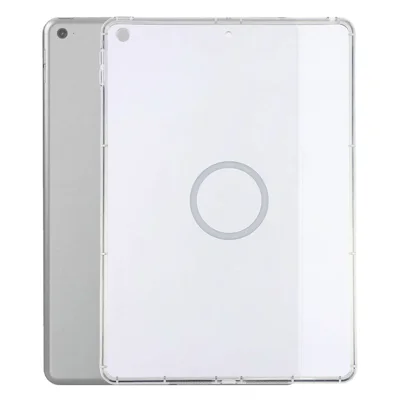 Tablet Case for iPad 9.7-inch (2018)  /  (2017)  / Pro 9.7 inch (2016)  /  Air 2 Matte Transparent Magnetic Back Panel TPU + PC Cover - Transparent