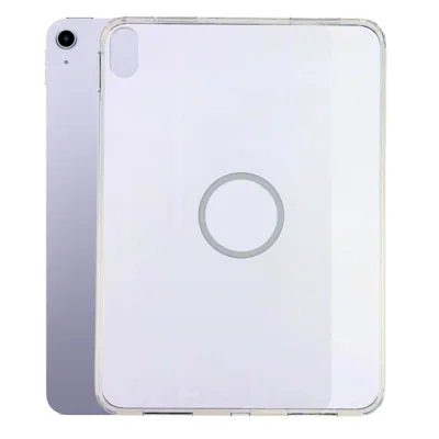 Tablet Case for iPad (2025)  /  10.9 (2022) Matte Transparent Magnetic Back Panel TPU + PC Cover - Transparent