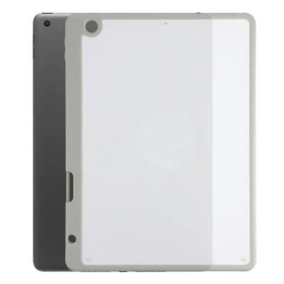 Case for iPad 10.2 (2021) / (2020) / (2019) Anti Drop Matte PC + TPU Protective Cover with Pencil Holder - Matte Grey
