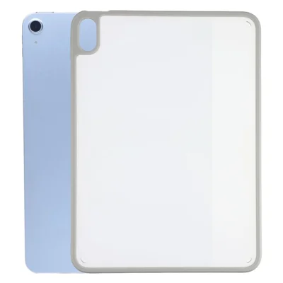 Hülle für iPad Air 11 (2026) / (2025) / (2024) / iPad Air (2022) / (2020) Mattes PC + TPU Sturzschutz-Rückenteil - Mattgrau