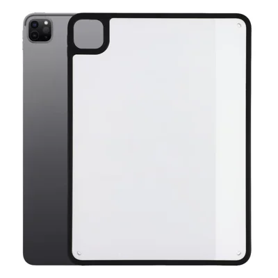 Case for iPad Air 13 (2025)  /  (2024)  /  iPad Pro 11 (2022)  /  (2021)  /  (2020)  /  (2018) Matte PC + TPU Drop Protection Back Cover - Matte Black
