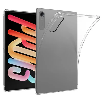 Fodral till OnePlus Pad Go 2, fyrkantskydd, skärmskydd, genomskinligt TPU-hölje – Transparent