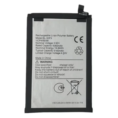 For Infinix Hot 60 Pro 4G 3.92V 5060mAh Li-Polymer Battery Assembly Part (Without Logo) (Encode: BL-50FX)