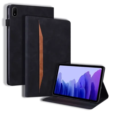 غطاء واقي من جلد البولي يوريثان لأجهزة Oppo Pad Mini مع حامل بطاقات - أسود