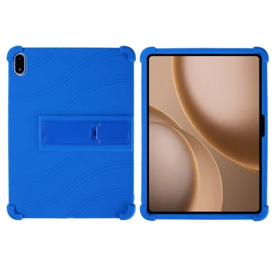 Tablet-Hülle für Oppo Pad 5 Pro Verstellbarer Ständer Silikon Tablettasche Schutzhülle – Dunkelblau