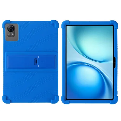 Tablet-Hülle für Doogee Tab G5 mit verstellbarem Ständer, schützende Silikonhülle für Tablet – Dunkelblau