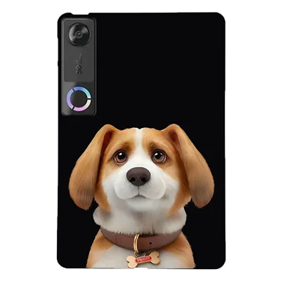 For Lenovo Tab Gen 5 / Legion Y700 (Gen 5) Case Pattern Printing Slim TPU Tablet Protective Cover - Harrier Beagle