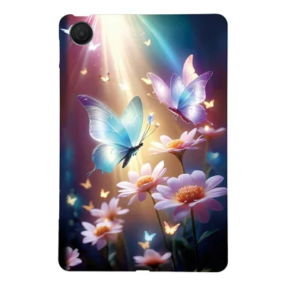 For Xiaomi Redmi Pad 2 9.7 Case Pattern Printing Slim Soft TPU Tablet Cover - Butterfly Floral