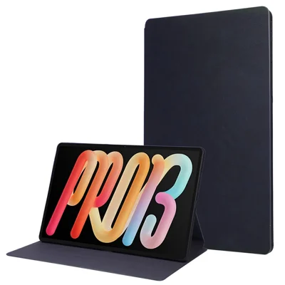 Skyddsfodral för Lenovo Idea Tab Pro Gen 2 med stödfunktion, chockabsorberande läderetui i PU-läder - Blå