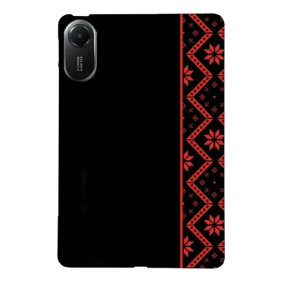For Xiaomi Redmi Pad 2 11 Case Pattern Printing Soft TPU Tablet Cover - Red Ethnic Pattern