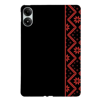 Tablet Case for Xiaomi Poco Pad 4G / Redmi Pad Pro / Pad Pro 5G Pattern Printing Soft TPU Cover - Red Ethnic Pattern