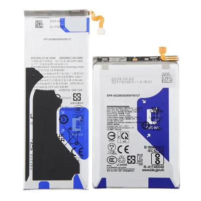 Pour Samsung Galaxy Z Fold7 5G 3,90 V 4336 mAh Assemblage de batterie Li-Polymer (Sans logo) (Code: EB-BF966ABY + EB-BF967ABY)