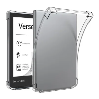 Custodia per PocketBook Era (2022) / PocketBook Era Color? / Pocketbook Era Lite, Cover Trasparente in TPU Antiurto con Angoli Rinforzati per Tablet - Trasparente
