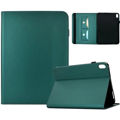 Cover per Xiaomi Redmi Pad 2 Pro, custodia in pelle PU colorata con supporto pieghevole e porta carte - Verde
