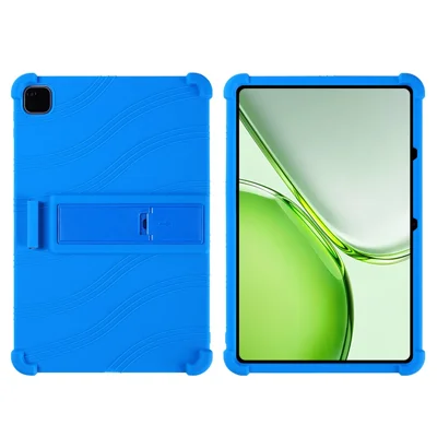Cover per Honor Pad X9b Max con Supporto Regolabile, Custodia Protettiva in Silicone per Tablet - Blu Scuro