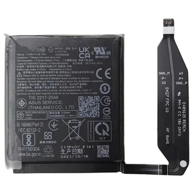 For Asus Zenfone 9 5G ZS696KS 3.70V 4150mAh Rechargeable Li-ion Polymer Battery Replacement Part (Encode: C11P2102) (Without Logo)