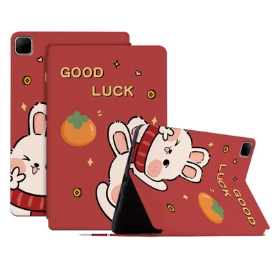 For Honor Pad X9b Max Case Joyous Pattern Print Leather Tablet Cover - Good Luck