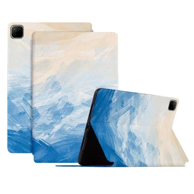 For Honor Pad X9b Max Case Artistic Printed Pattern PU Leather Tablet Cover - Style A