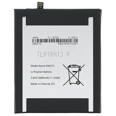 For Wiko View Prime / Upulse Lite 3.85V 3000mAh Li-Polymer Battery Replacement Part (Encode: 396272) (without Logo)
