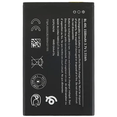 For Nokia 6300 4G / 8000 4G 3.70V 1500mAh Li-ion Battery Replacement Part (Encode: BL-4XL)