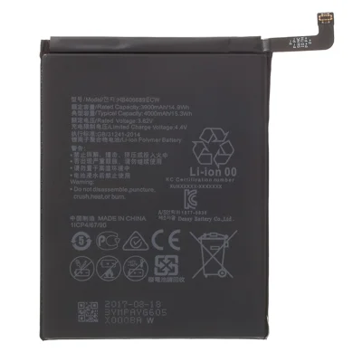 For Huawei Y7 Prime (2017) / Enjoy 7 Plus / Mate 9 / Honor 8C / Y7 (2017) / Y7 (2019) / Y7 Pro (2018) / Y9 (2019) / Y9 (2018) 3.82V 3900mAh Li-ion Polymer Battery (Encode: HB406689ECW / HB396689ECW) (without Logo)