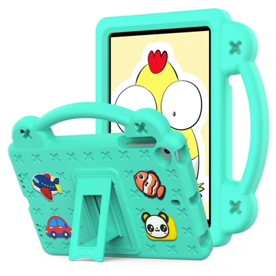 For iPad mini (2019) 7.9 inch / iPad mini 4 / 3 / 2 / 1 Drop-proof Tablet Case Kickstand Hand Grip Anti-scratch Protective Cover - Green