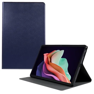 Folia na tablet Lenovo Tab P11.5 Plus 2023, odporna na upadki, z folii PU z funkcją podpórki, niebieska