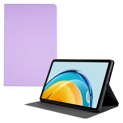 Tablet-Hülle aus PU-Leder für Huawei MatePad SE 10,4-Zoll, Standplatzschützende Tablet-Hülle - Lila